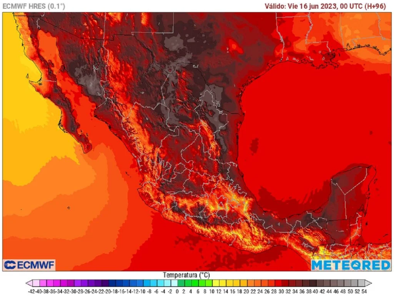 EL CALOR INFERNAL CONTINUARÁ: Con temperaturas de hasta 45° y bochornos de 55°