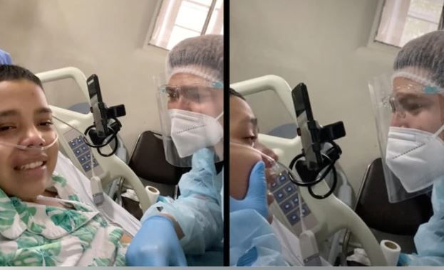 Mujer se despide de su pareja antes de morir (VIDEO)