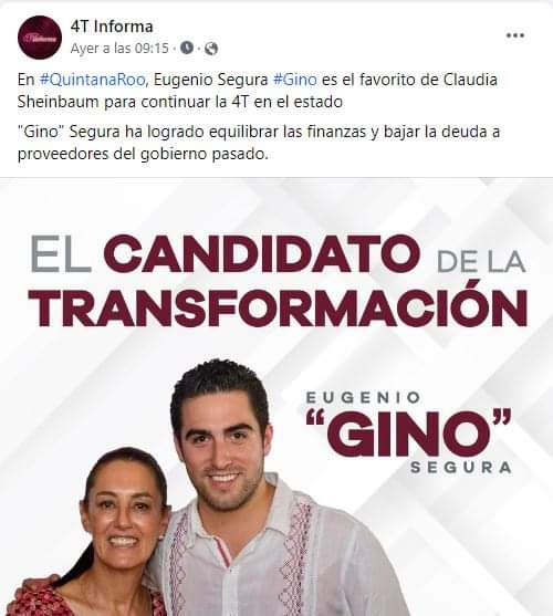 Destapa la 4T a Eugenio “El Genio” Segura