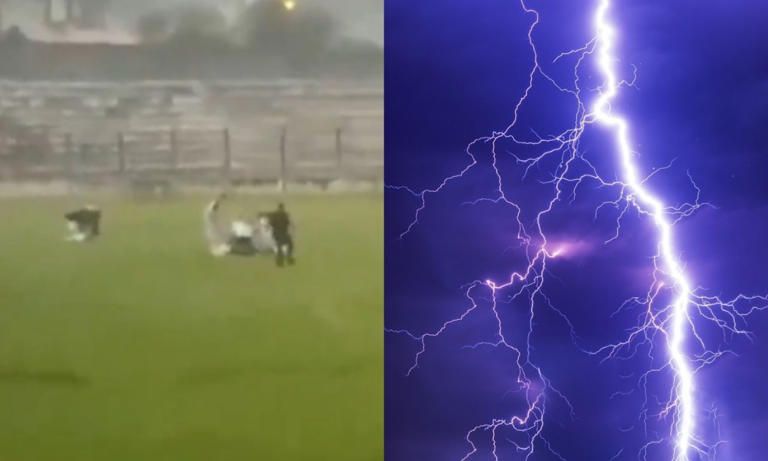 VIDEO: FUTBOLISTA MUERE AL CAERLE UN RAYO EN PLENO PARTIDO